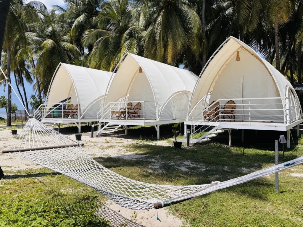 Laccadive tents — Scallops DMC