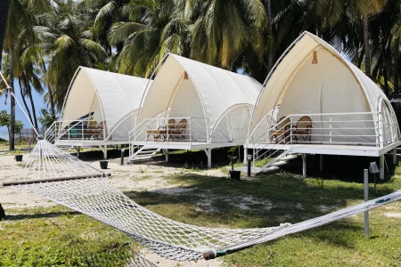 Laccadive tents — Scallops DMC